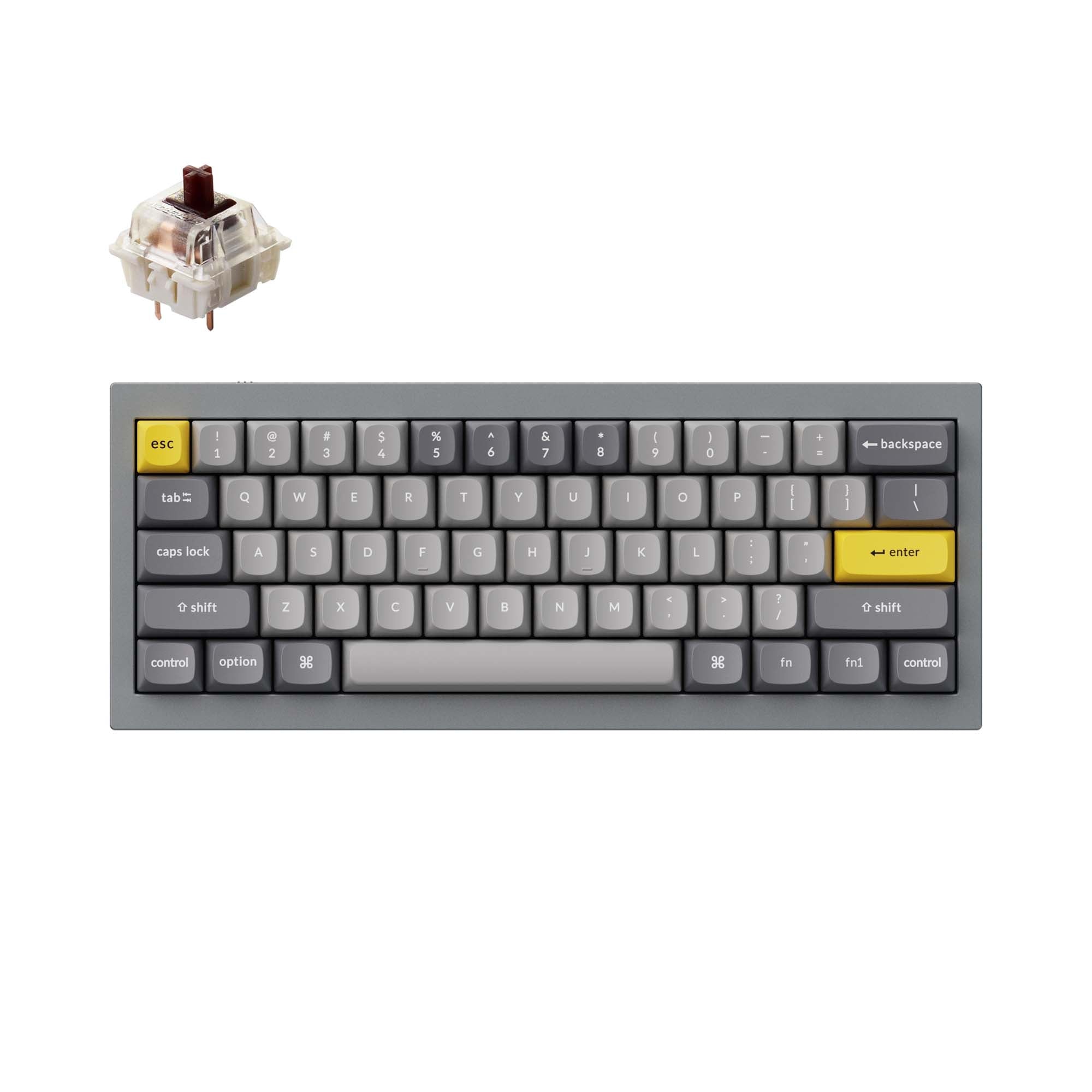 Keychron Q4 QMK カスタム メカニカル キーボード（US ANSI 配列）