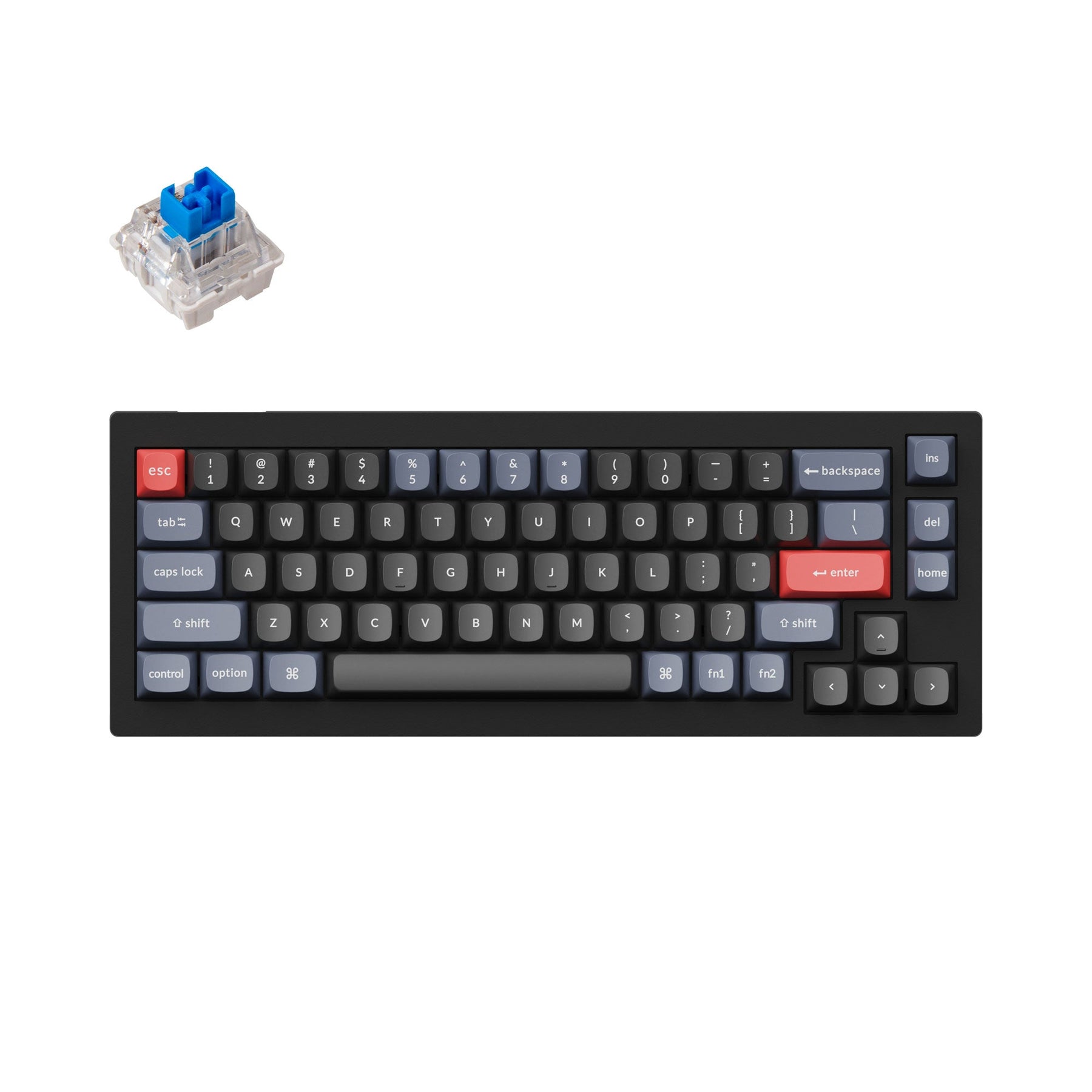 Keychron V2 QMK カスタムメカニカルキーボード（US ANSI 配列）