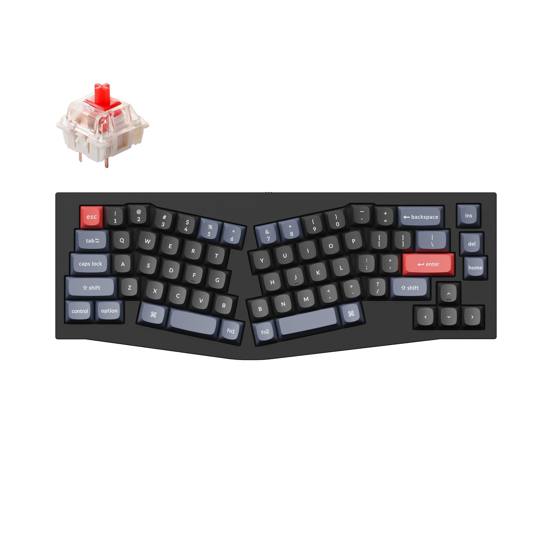 Keychron Q8 (アリスレイアウト）QMKカスタムメカニカルキーボード