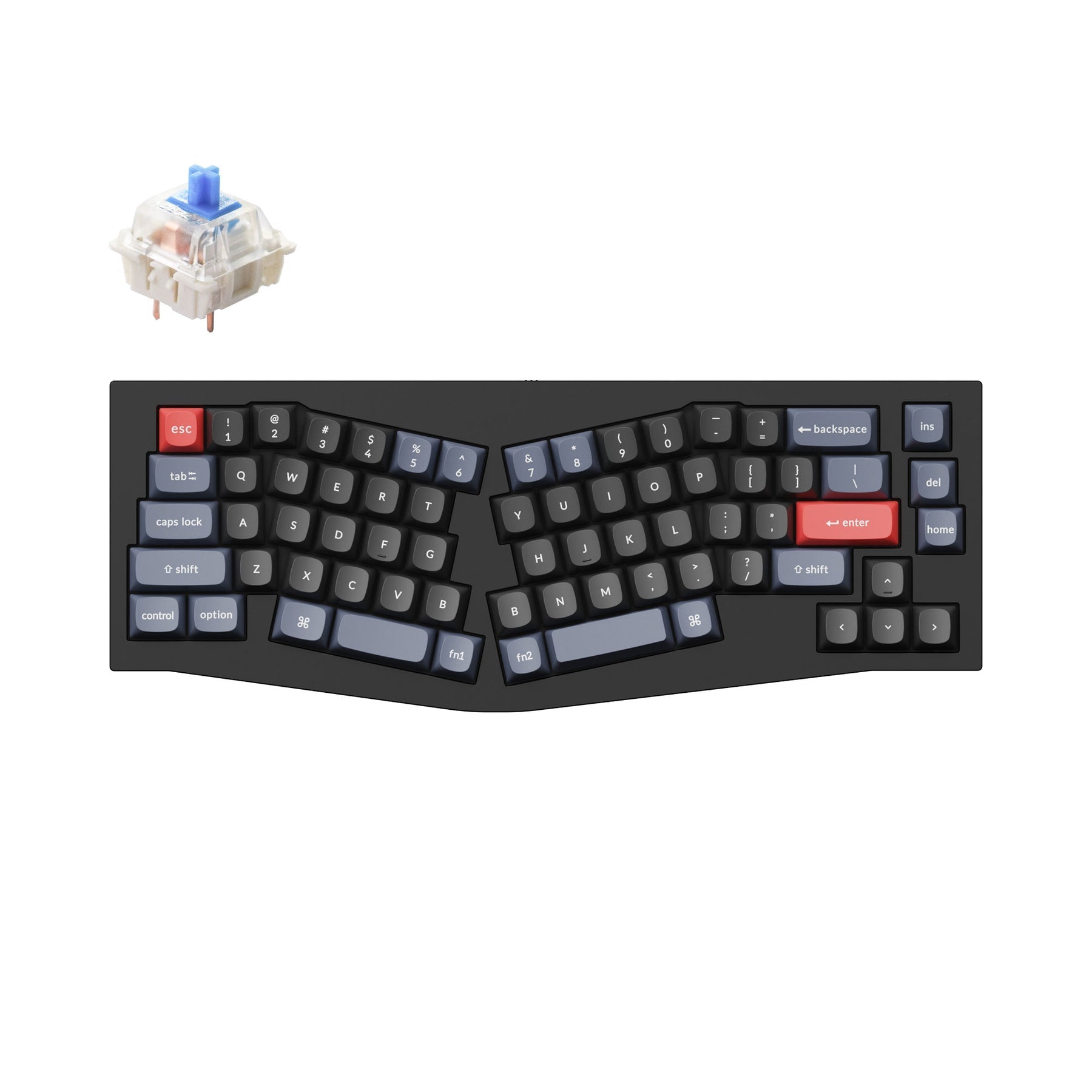 Keychron Q8 (アリスレイアウト）QMKカスタムメカニカルキーボード