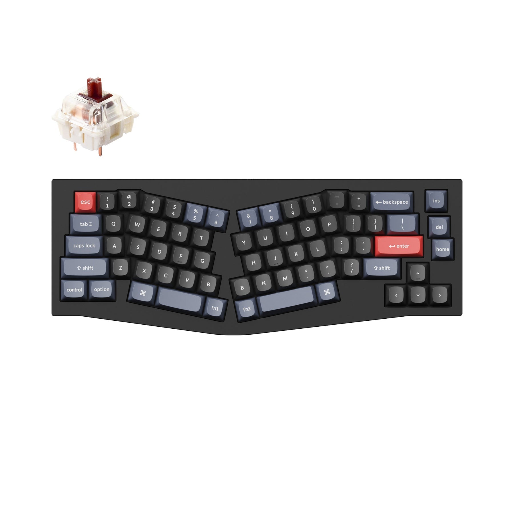 Keychron Q8 (アリスレイアウト）QMKカスタムメカニカルキーボード