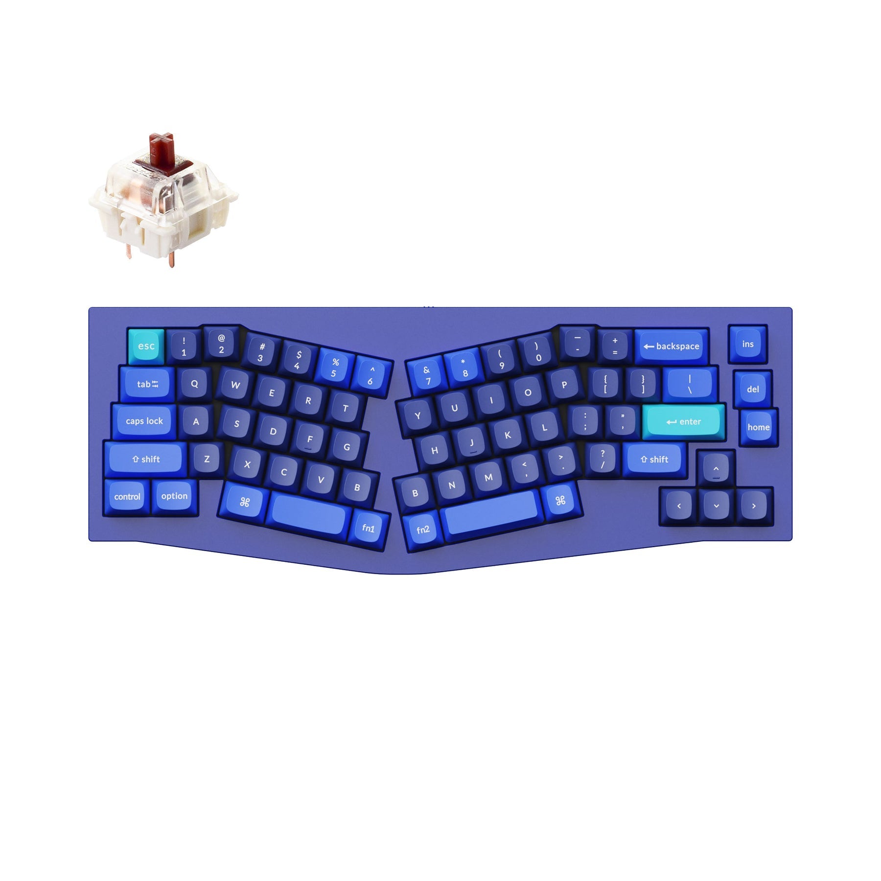 Keychron Q8 (アリスレイアウト）QMKカスタムメカニカルキーボード