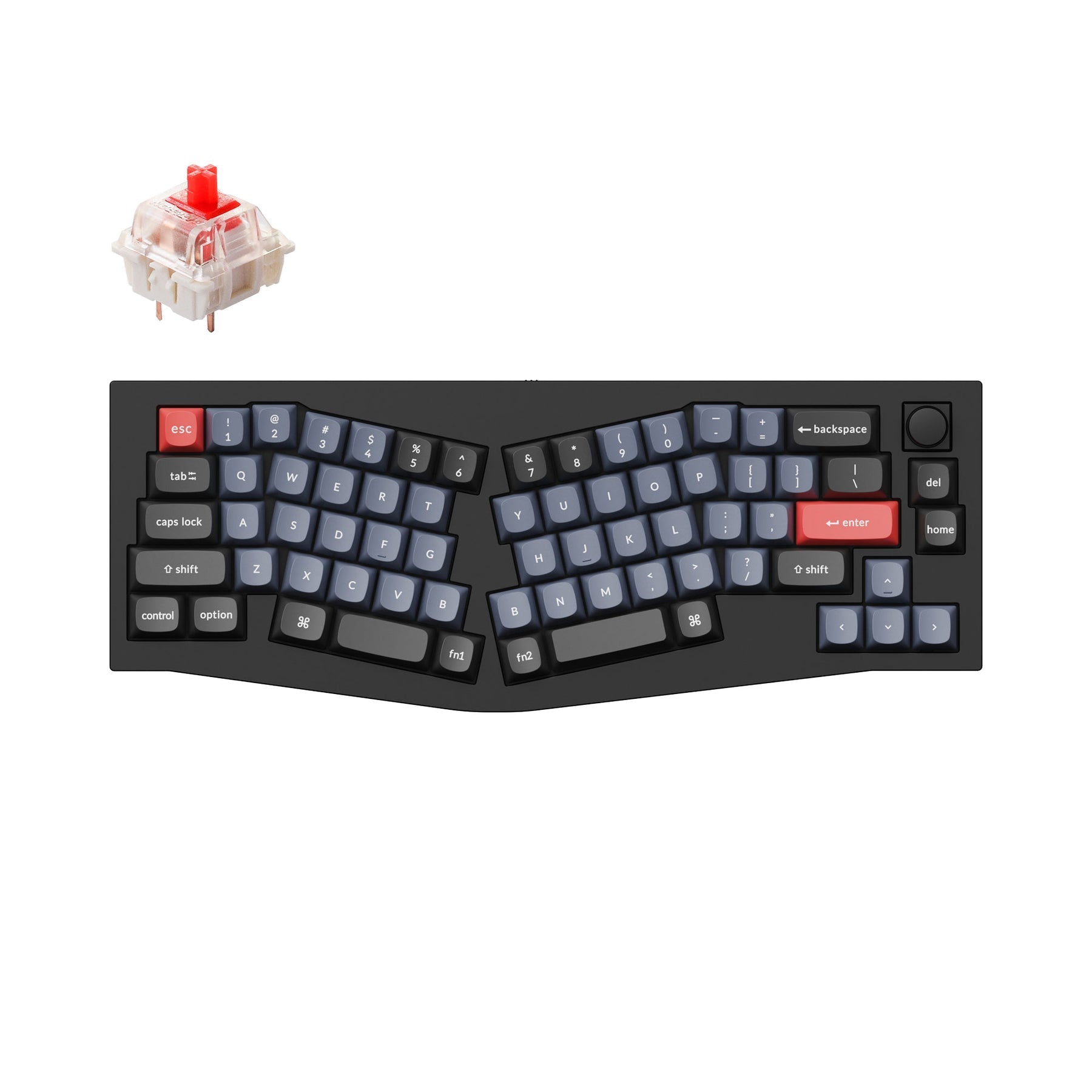 Keychron Q8 (アリスレイアウト）QMKカスタムメカニカルキーボード