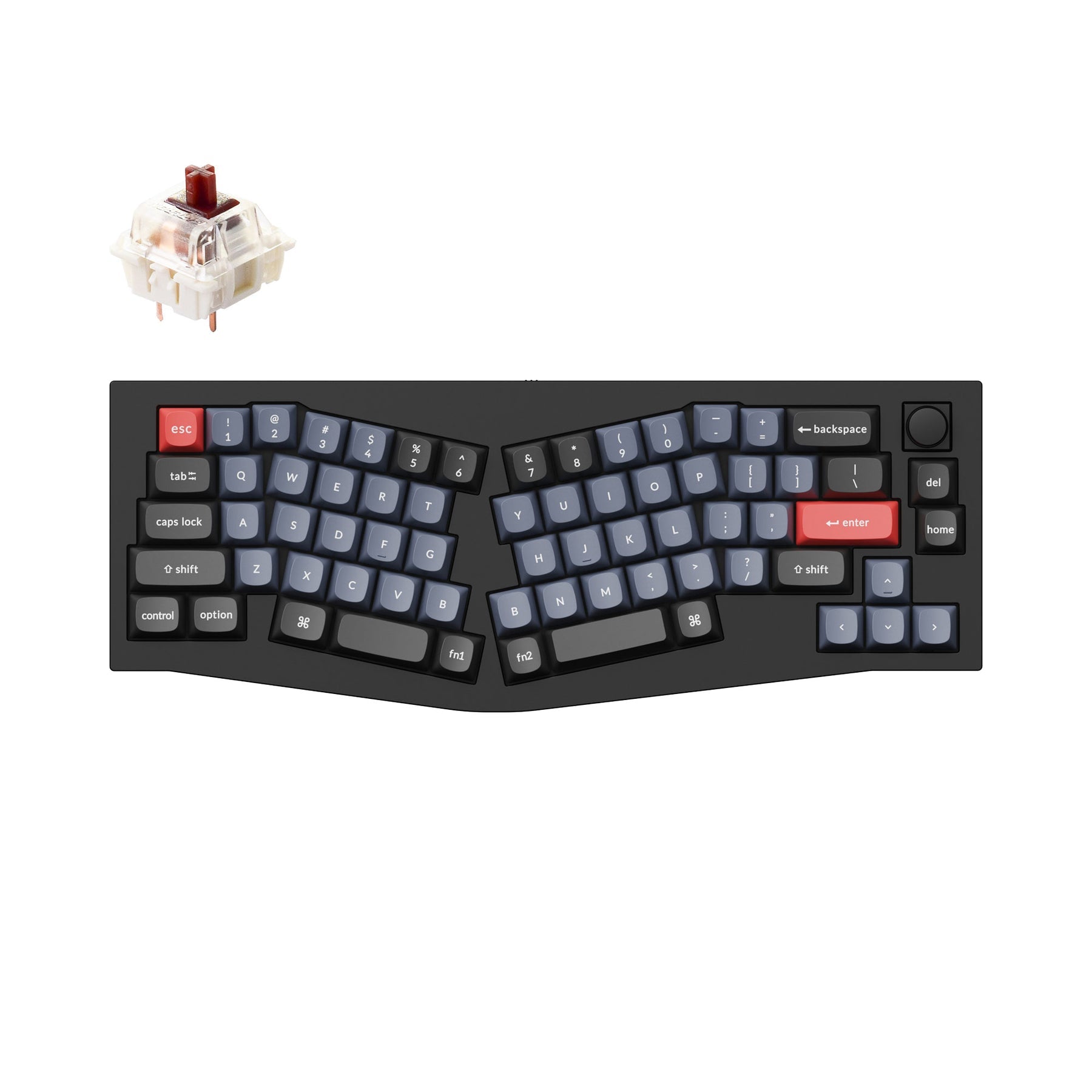 Keychron Q8 (アリスレイアウト）QMKカスタムメカニカルキーボード