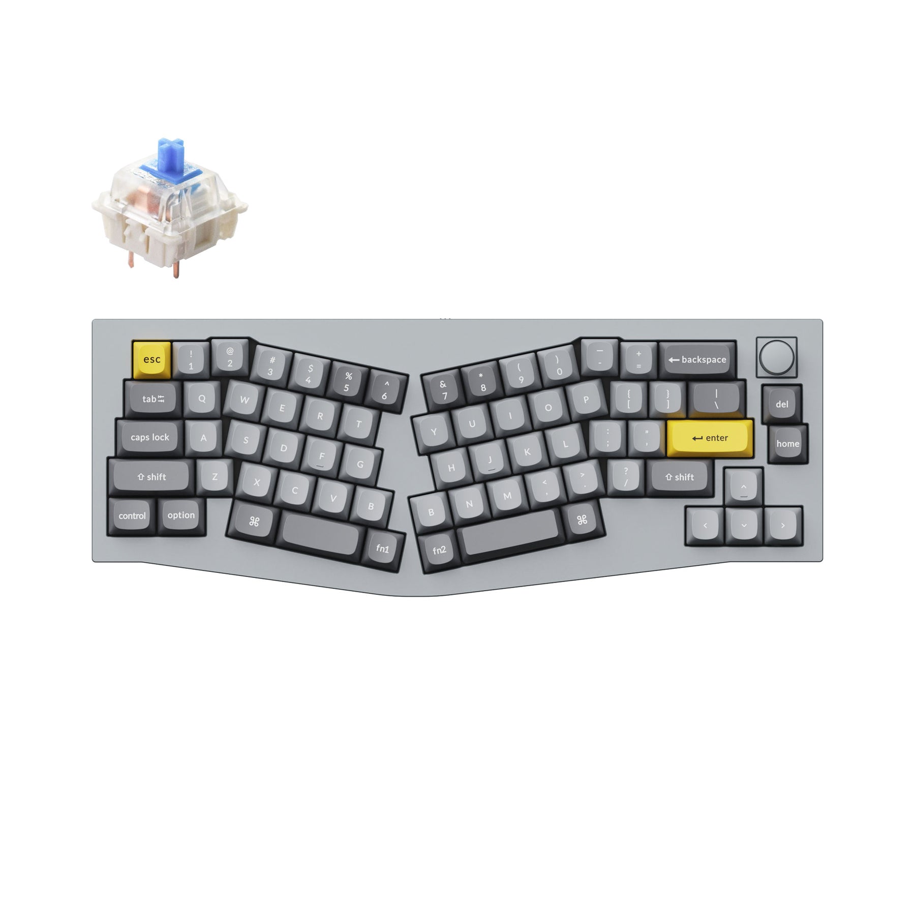 Keychron Q8 (アリスレイアウト）QMKカスタムメカニカルキーボード