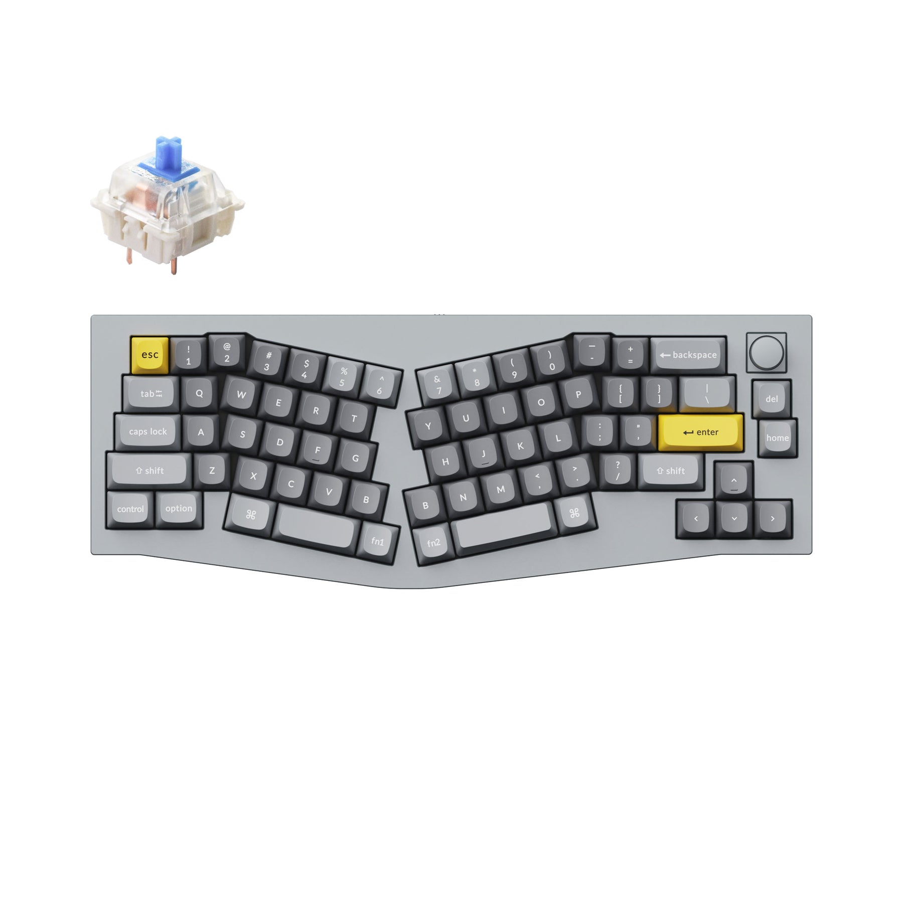 Keychron Q8 (アリスレイアウト）QMKカスタムメカニカルキーボード