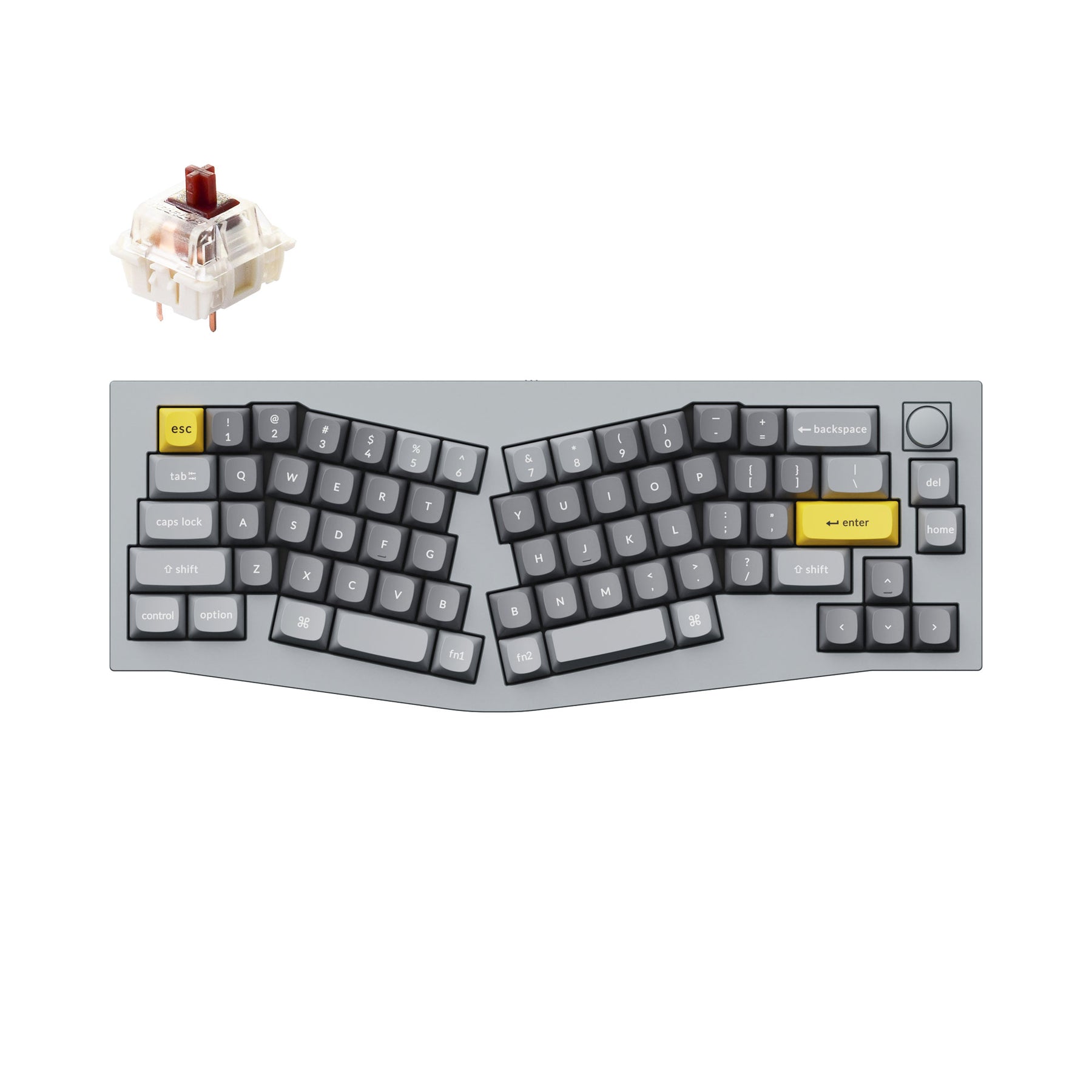 Keychron Q8 (アリスレイアウト）QMKカスタムメカニカルキーボード