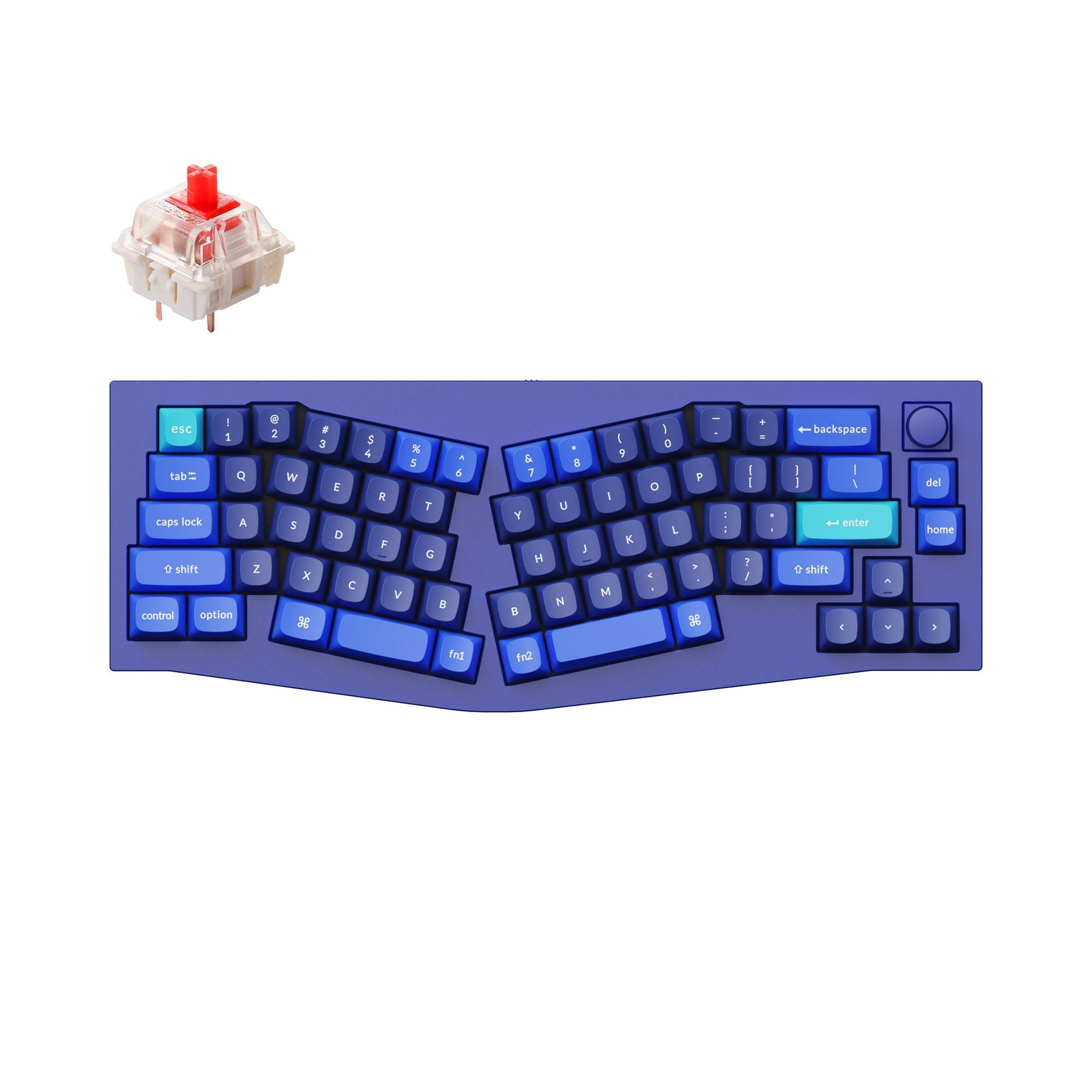 Keychron Q8 (アリスレイアウト）QMKカスタムメカニカルキーボード