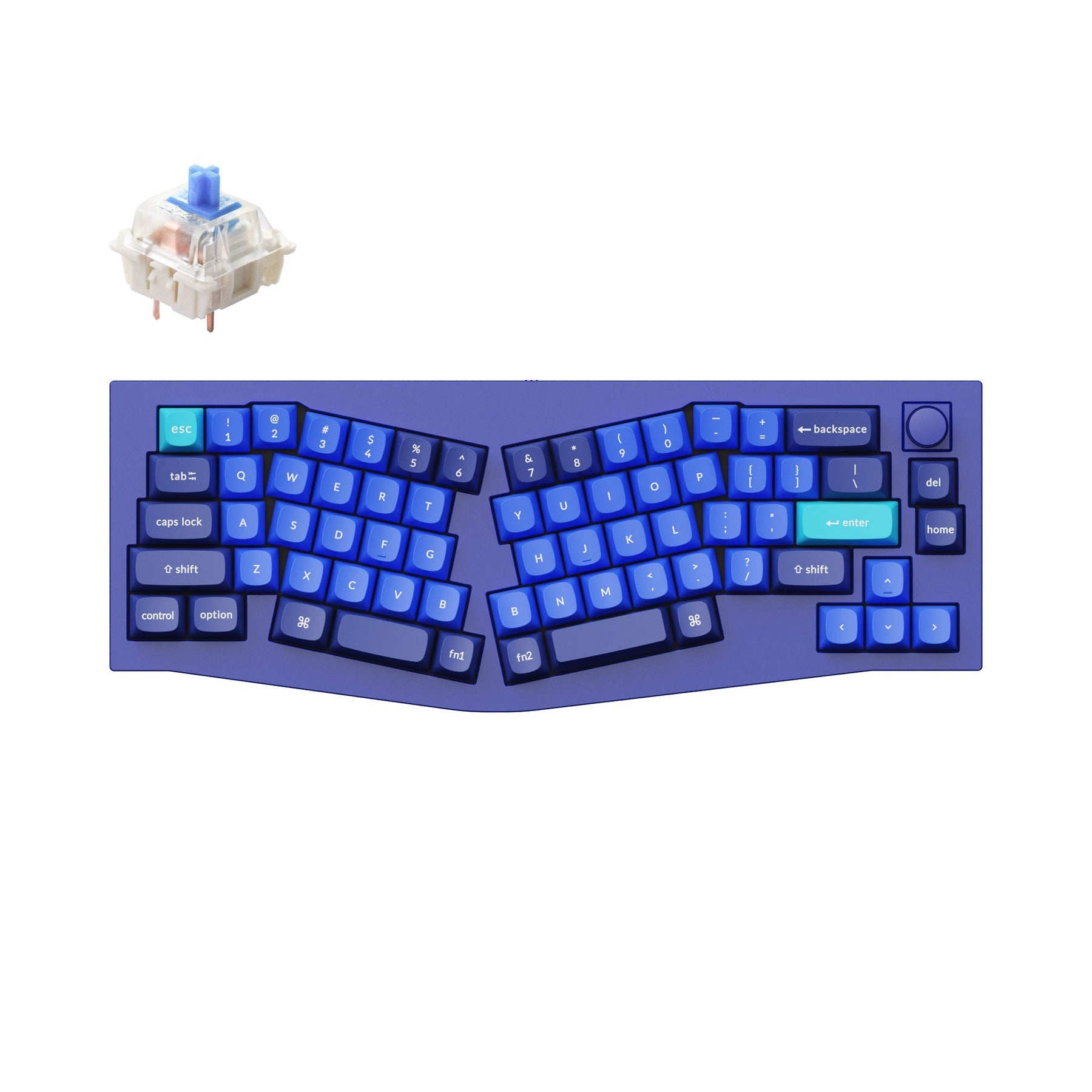 Keychron Q8 (アリスレイアウト）QMKカスタムメカニカルキーボード