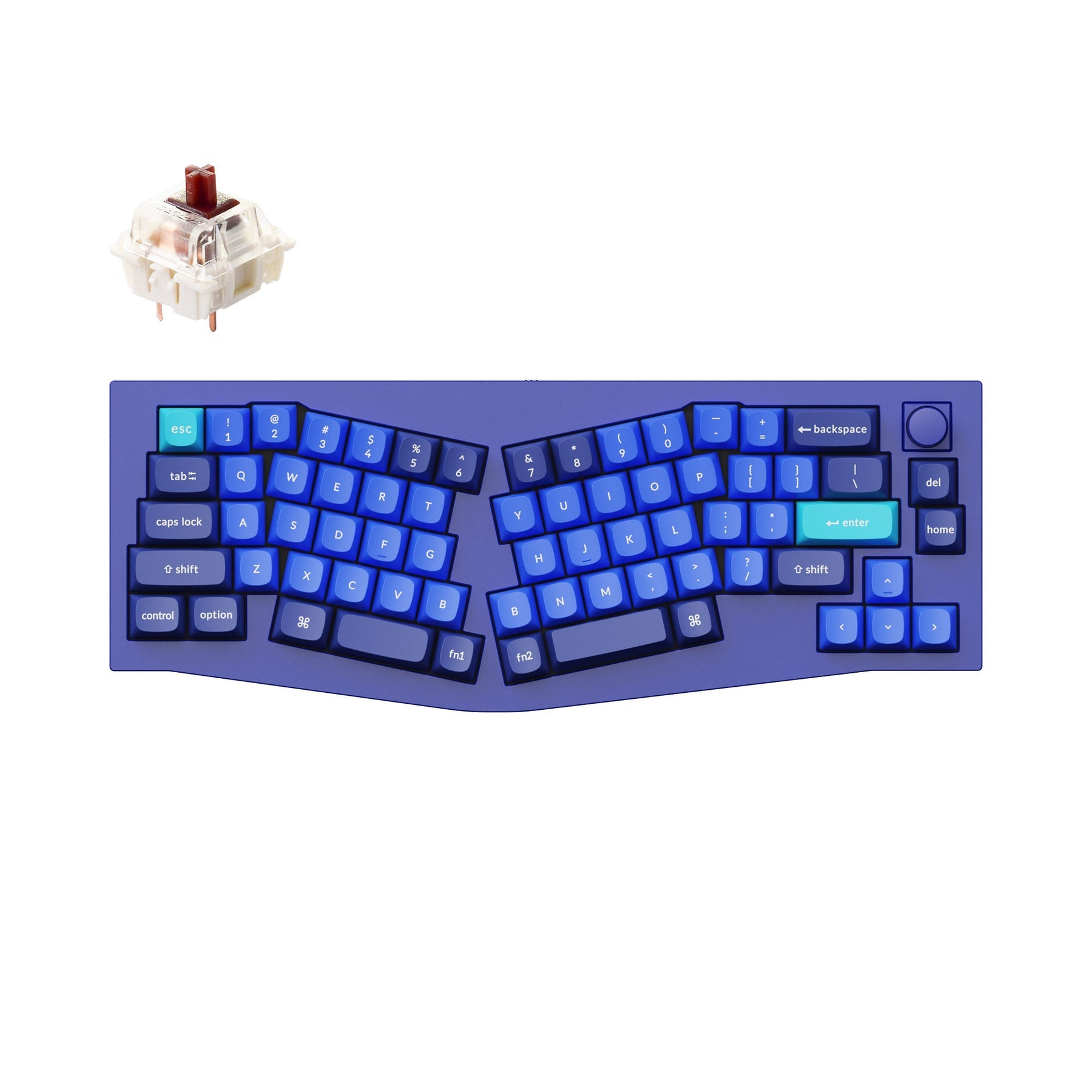 Keychron Q8 (アリスレイアウト）QMKカスタムメカニカルキーボード