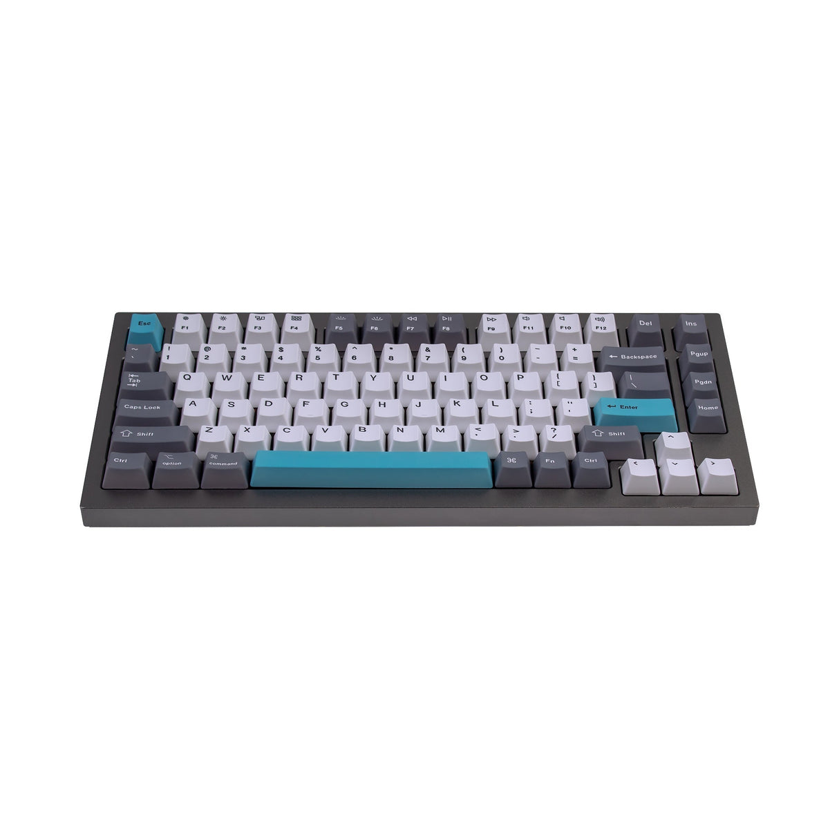 OEM 昇華型染色 PBT キーキャップセット - グレー ホワイト ブルー