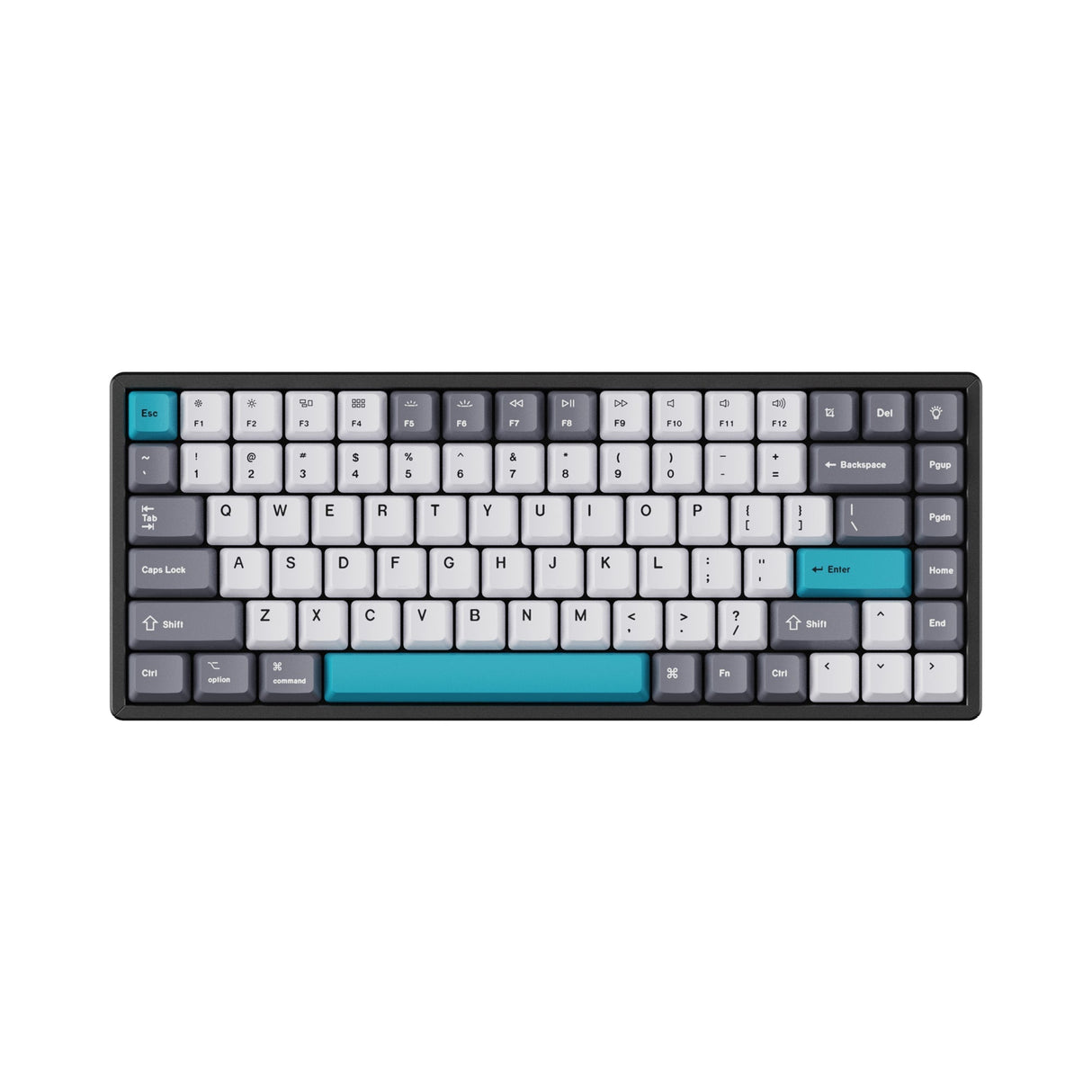 OEM 昇華型染色 PBT キーキャップセット - グレー ホワイト ブルー