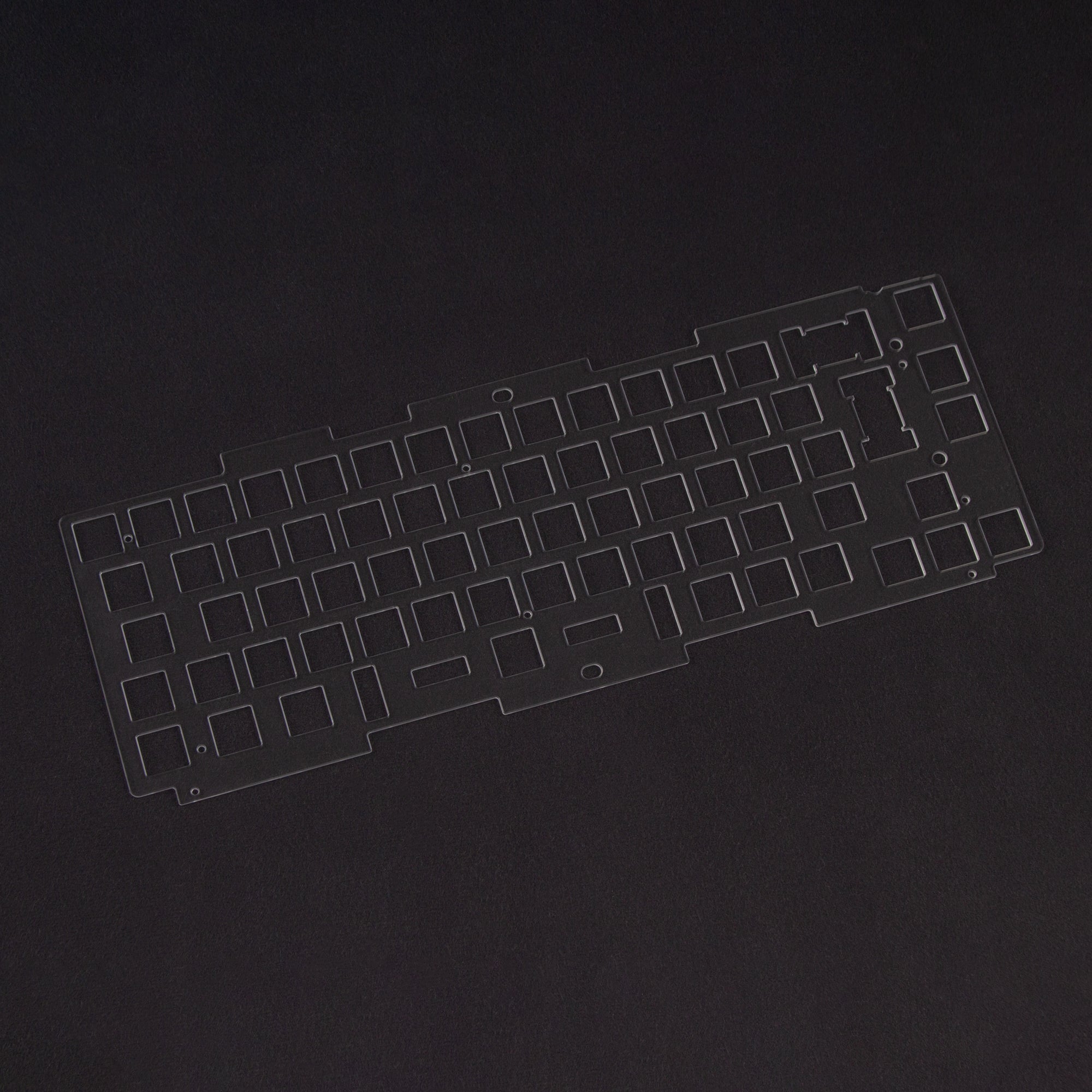 keychron q2 custom mechanical keyboard pc plate for iso layout