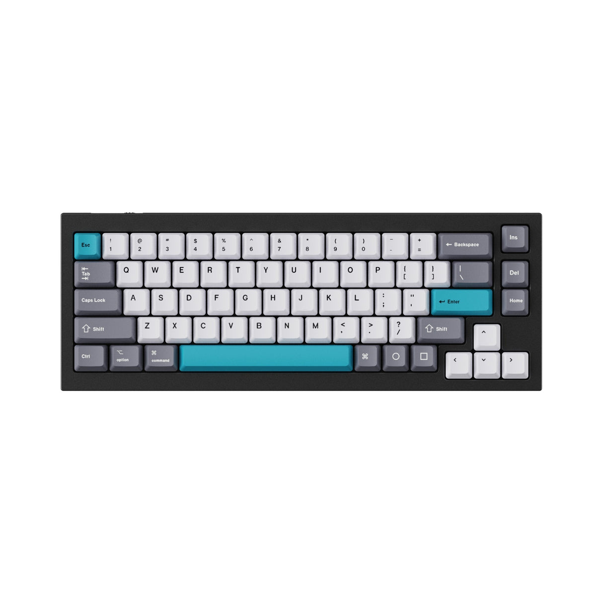 OEM 昇華型染色 PBT キーキャップセット - グレー ホワイト ブルー